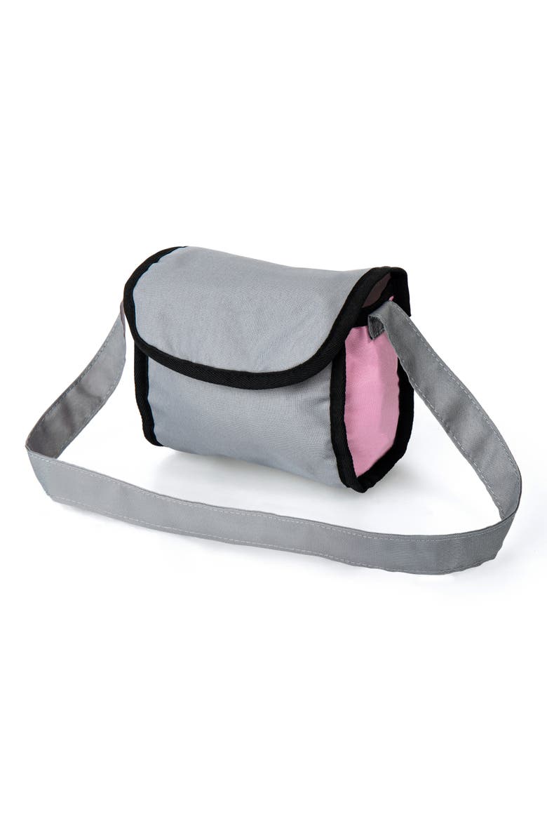 Trendy Pram Stroller For Toy Baby Dolls Grey/Pink, Alternate, color, Multicolored