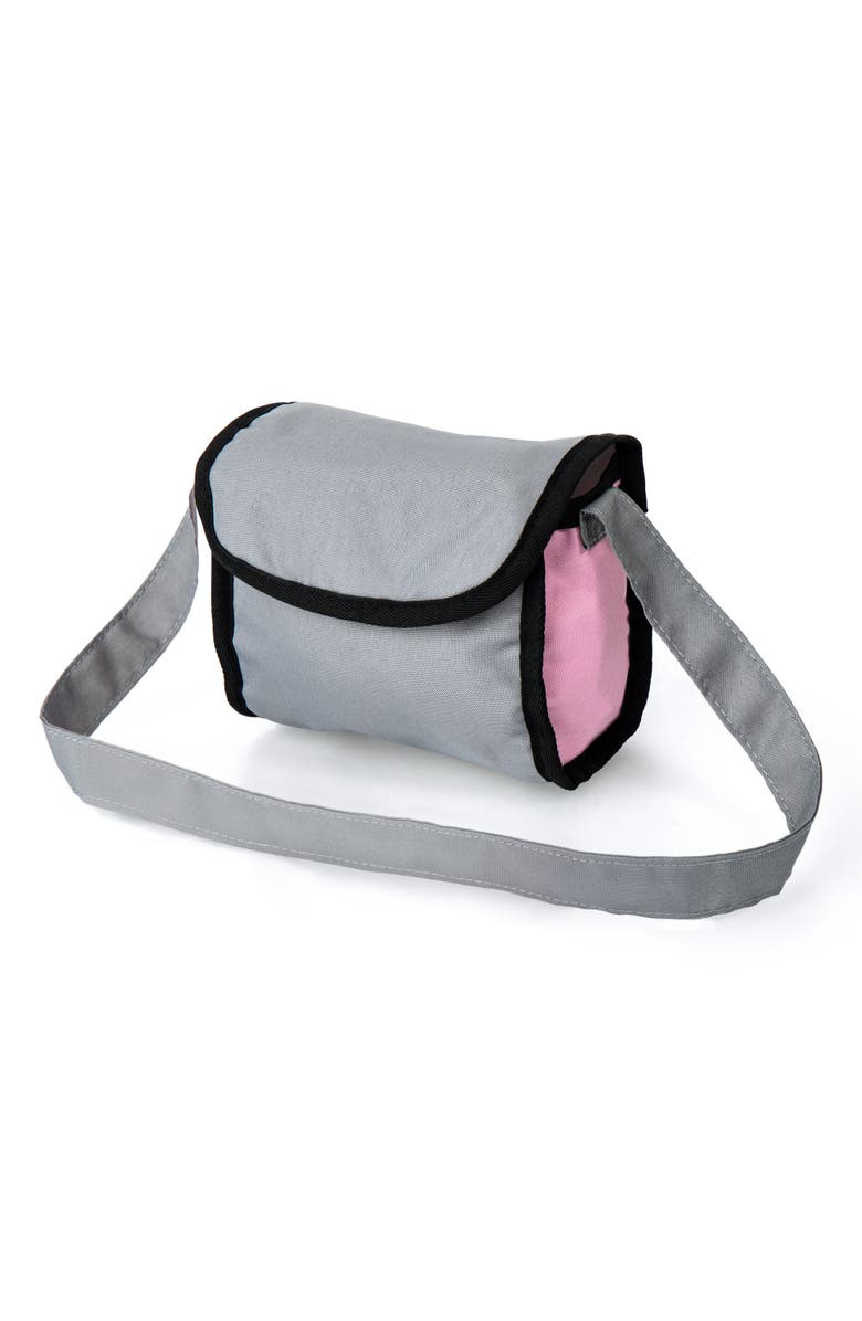 Bayer Design Trendy Pram Stroller For Toy Baby Dolls Grey/Pink, Alternate, color, Multicolored