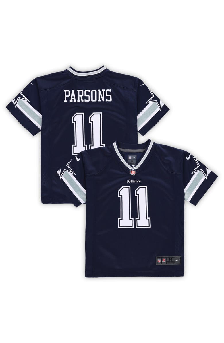 Nike Preschool Nike Micah Parsons Navy Dallas Cowboys Game Jersey, Main, color, Navy