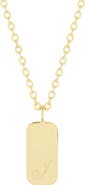 Brook and York Sloan Initial Pendant Necklace
