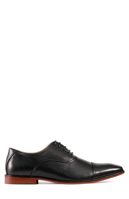Tommy Hilfiger Saylor Cap Toe Oxford In Black