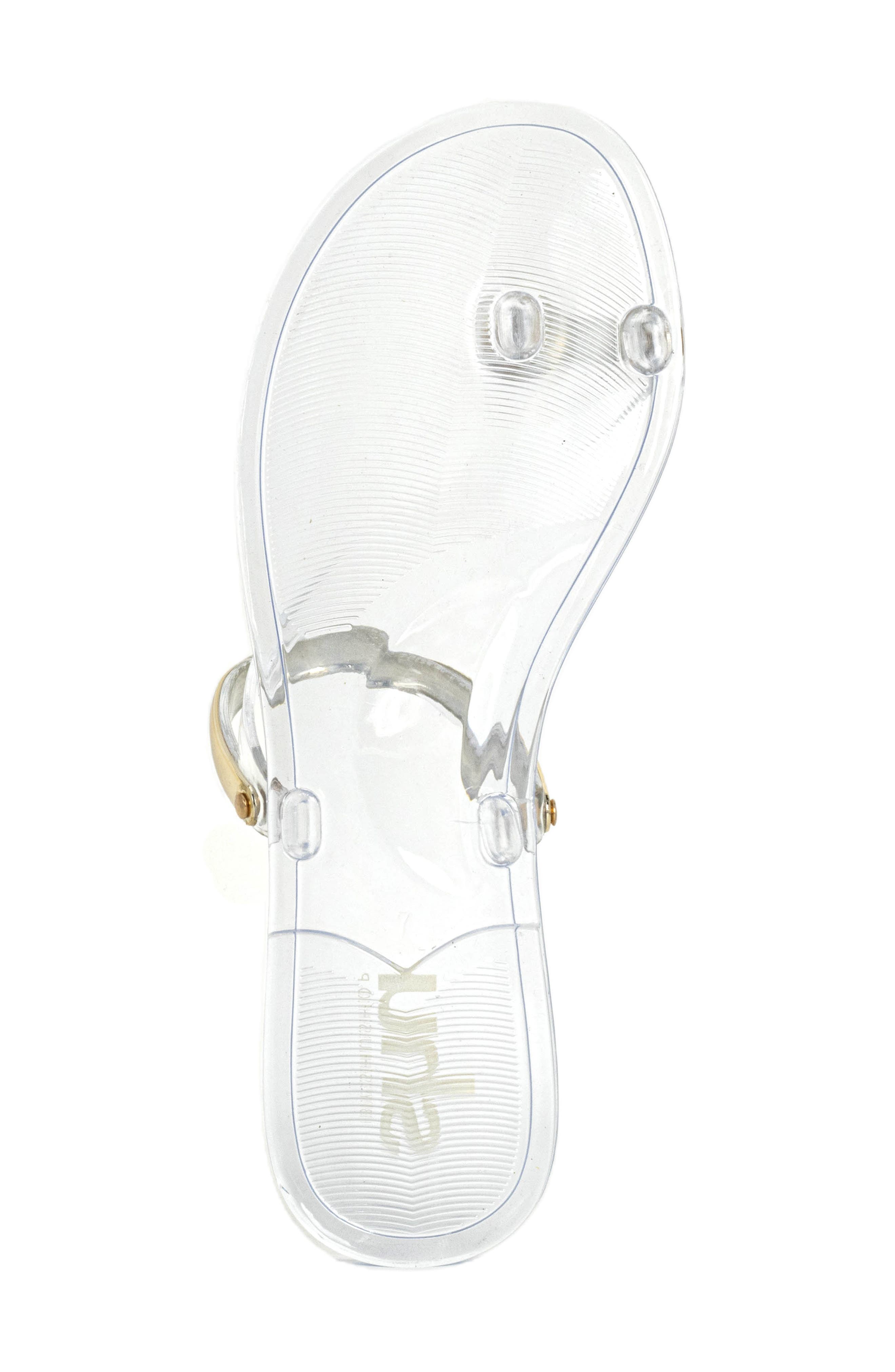 Dottie Toe Loop Sandal, Alternate, color, CLEAR