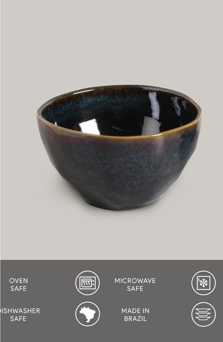 Porto Brasil Organic Soup/Dessert Bowl Set of 6, Alternate, color, Oceano