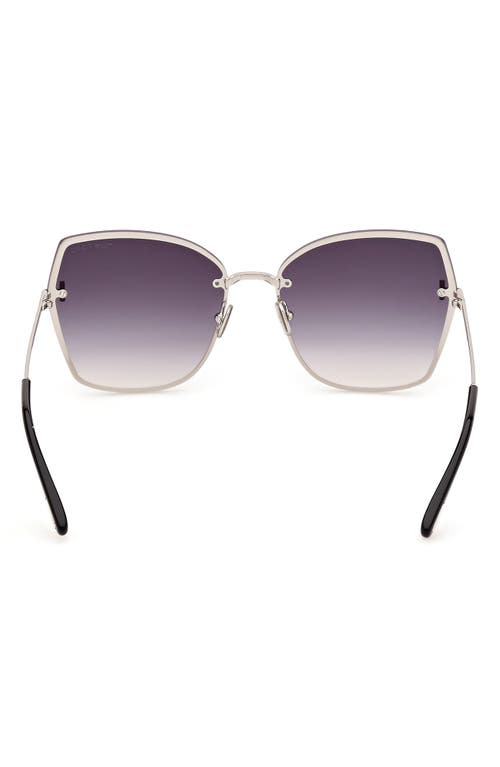 Tom Ford Nickie 62mm Oversize Gradient Butterfly Sunglasses In Multi
