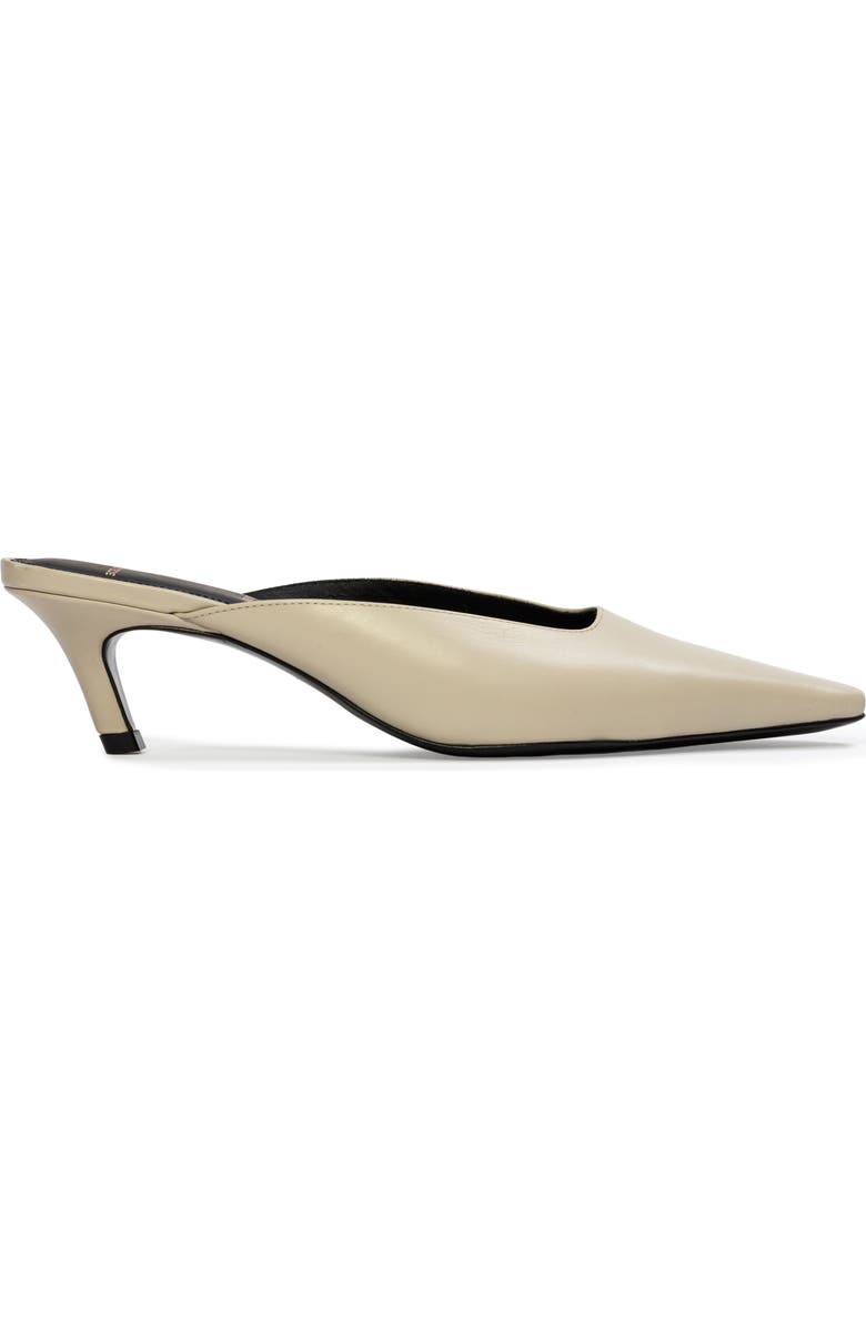 BLACK SUEDE STUDIO Logan Kitten Heel Mule, Alternate, color, Peyote
