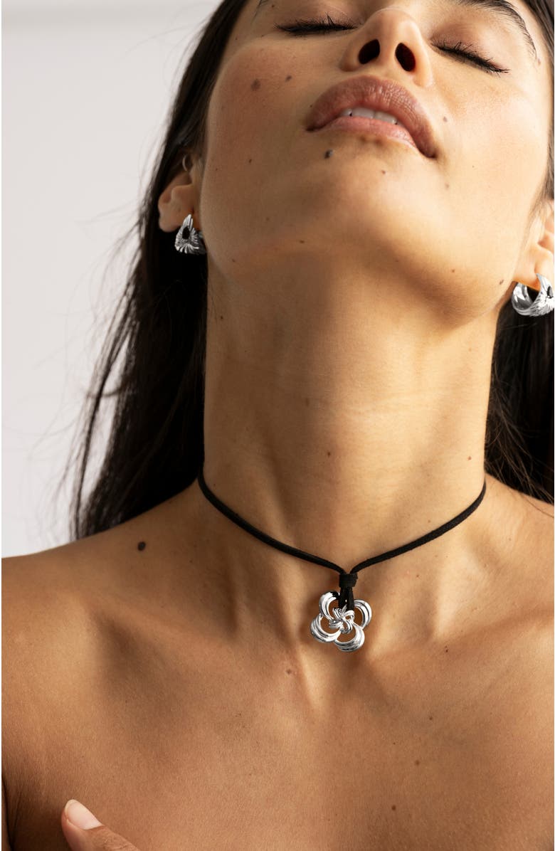 SEREIA OFFICIAL Sienna Necklace, Alternate, color, White Gold