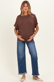 PinkBlush Dolman Sleeve Boat Neck Top