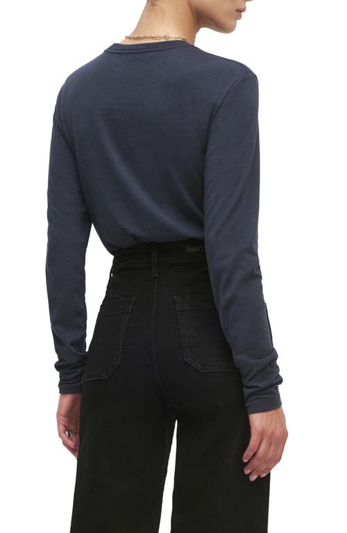 Favorite Daughter The Long Sleeve Graphic T-shirt In Blue