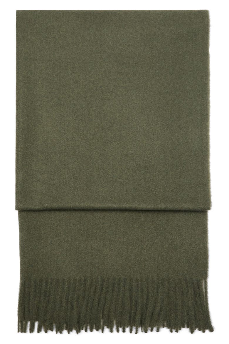 Fringe Scarf, Main, color, MEDIUM GREEN