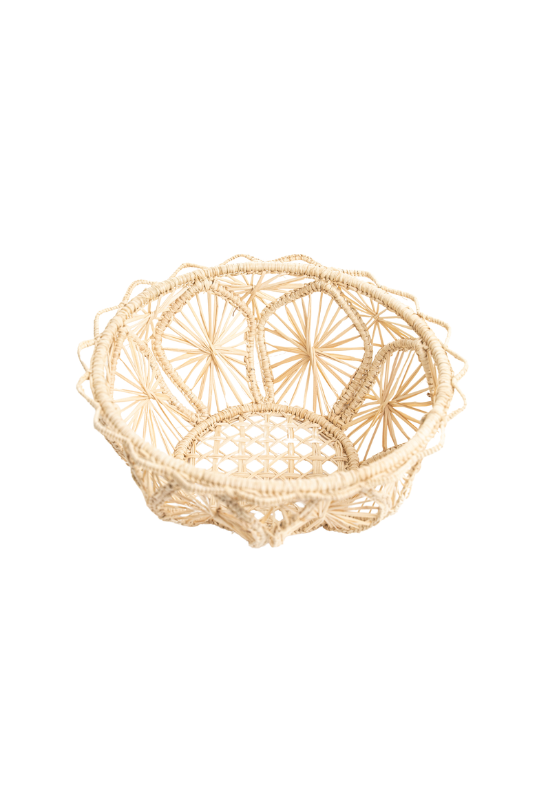 Spades Bread Basket, Alternate, color, Large Natural