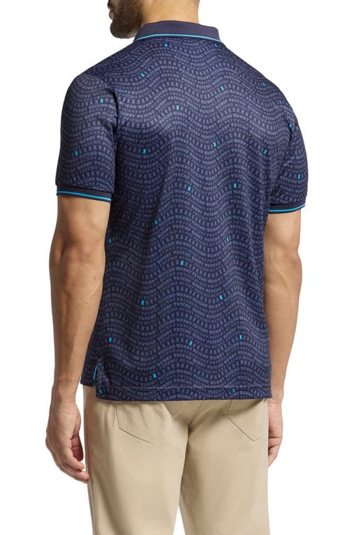 Psycho Bunny Winston Print Sport Polo