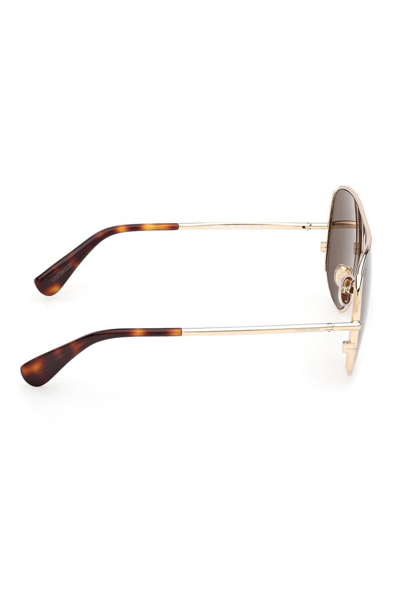 60mm Pilot Sunglasses, Alternate, color, GOLD / BLONDE HAVANA / BROWN
