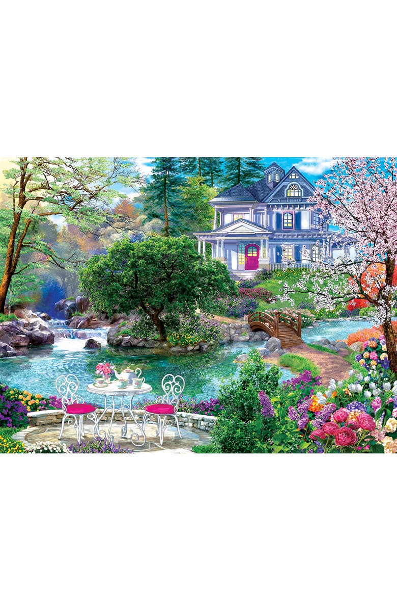 Sunsout Waterside Tea 1000 piece Jigsaw Puzzle for Adults, Alternate, color, Multicolor