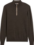 johnnie-O Raynor Merino Wool Quarter Zip Sweater
