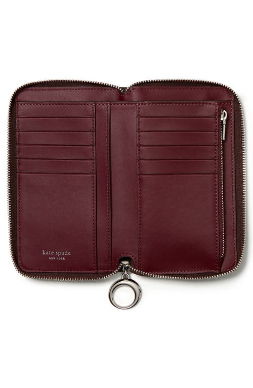 Kate Spade New York Halo Glazed Medium Bifold Wallet In Brown
