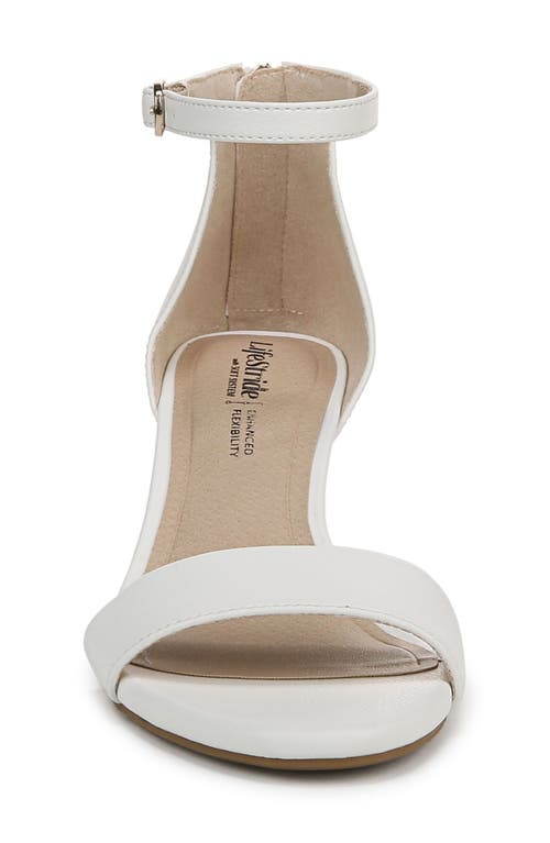 Shop Lifestride Florence Ankle Strap Sandal In White