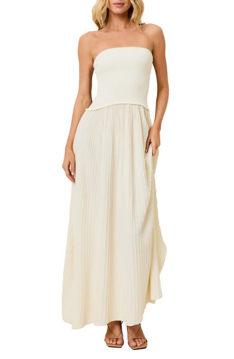 The Strapless Maxi Dress