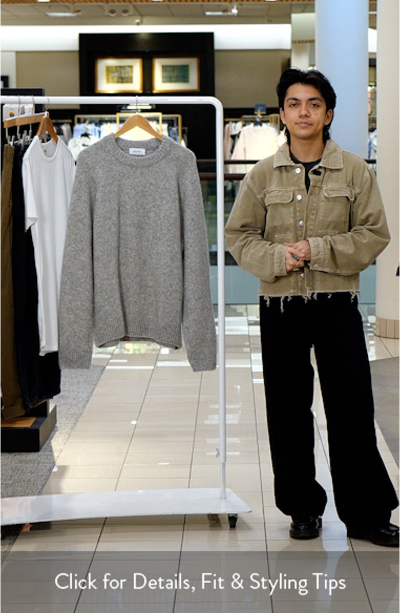 Gilbert Fuzzy Crewneck Sweater, sales video thumbnail