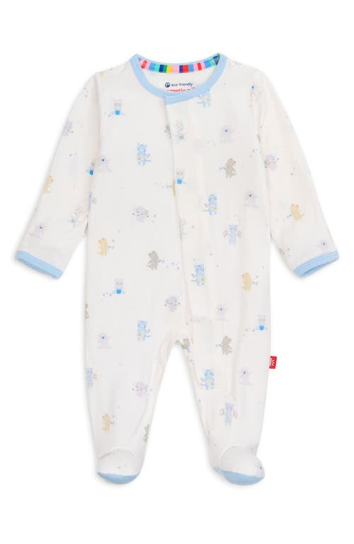 Magnetic Me Baby Beats Footie in White  product