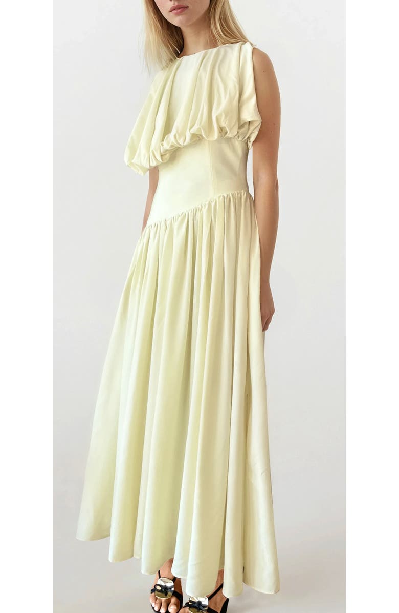 Elexiay Diana Dress, Alternate, color, Buttermilk