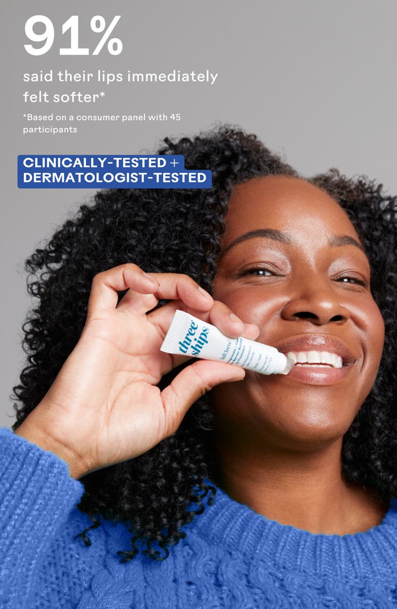 Three Ships SoftServe<sup>™</sup> Pomegranate + Shea Butter Barrier-Building Lip Treatment, Alternate, color,