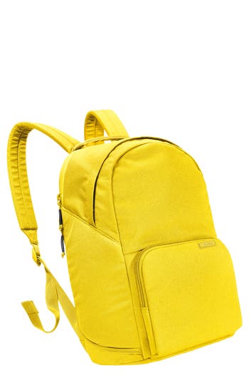 Brevitē The Brevite Water Resistant Backpack In Yellow