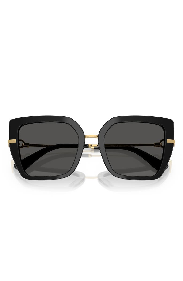 Dolce&Gabbana 53mm Butterfly Sunglasses, Alternate, color, 