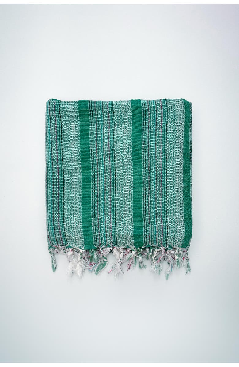 Home and Loft Montauk Towel, Main, color, Green Teal