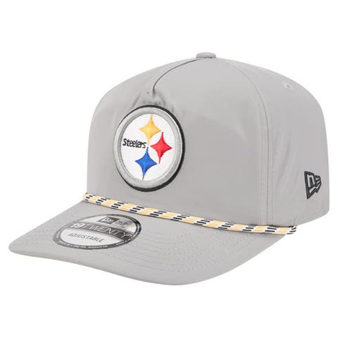 Men's New Era Gray Pittsburgh Steelers Rope 19TWENTY Hat