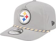 New Era Men's New Era Gray Pittsburgh Steelers Rope 19TWENTY Hat