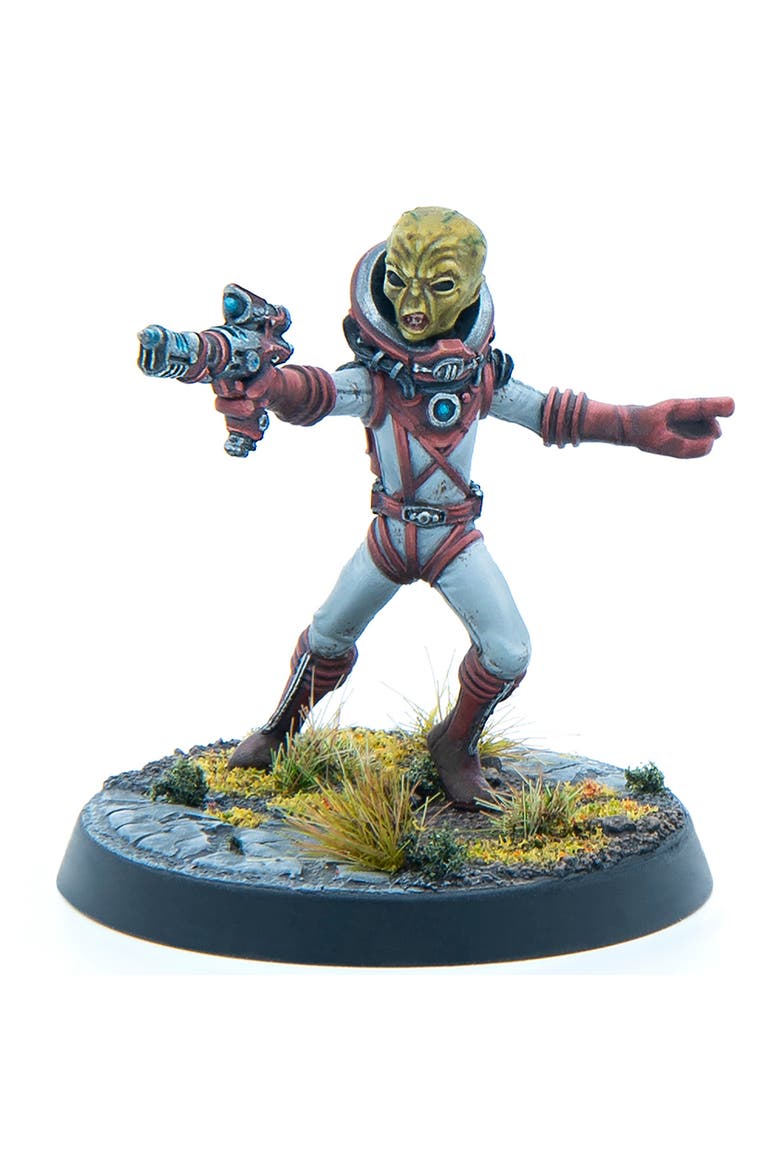 Fallout Miniatures Zetans Invaders From Beyond, Alternate, color, Multicolored