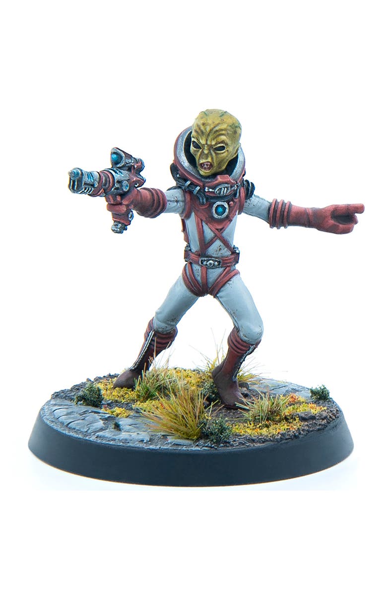 Modiphius Entertainment Fallout Miniatures Zetans Invaders From Beyond, Alternate, color, Multicolored