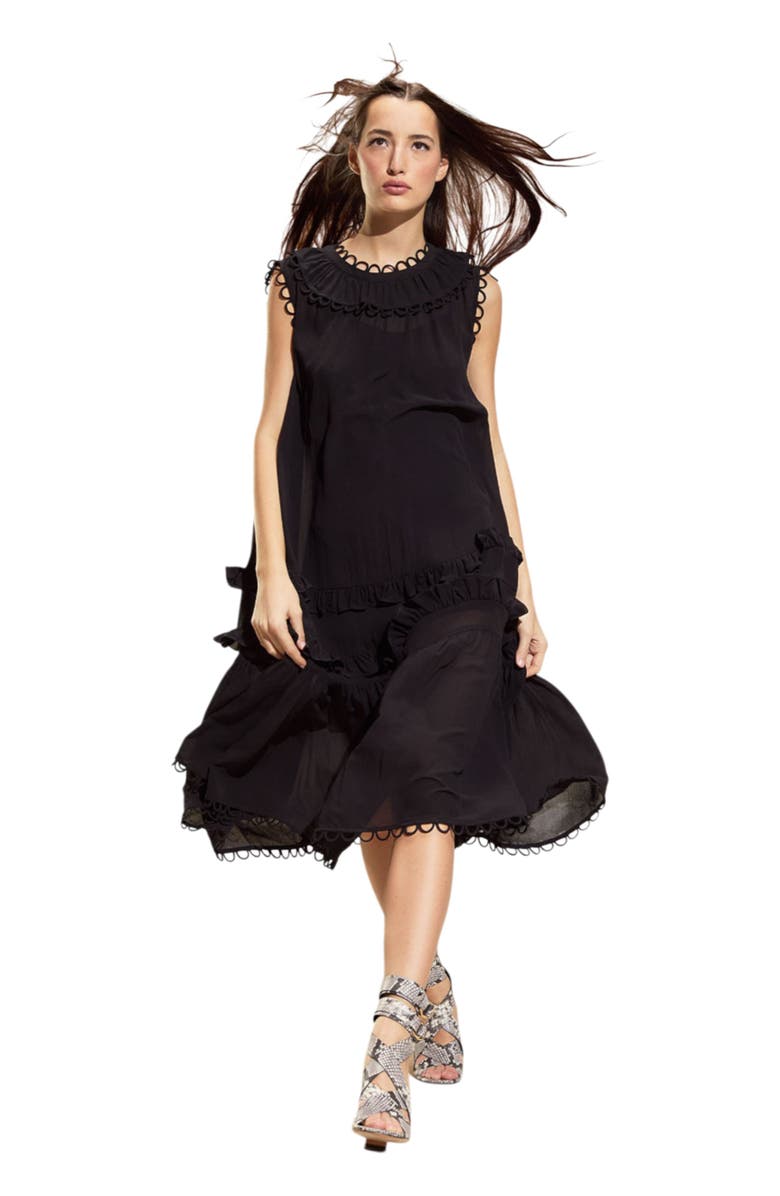 Cynthia Rowley Annabelle Sleeveless Midi Dress, Main, color, 