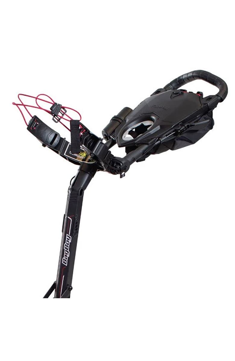BAG BOY Nitron Auto-Open Pushcart, Alternate, color, Black/Red