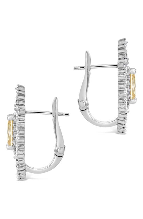 Sterling Forever Nina Cz Statement Stud Earrings In Metallic