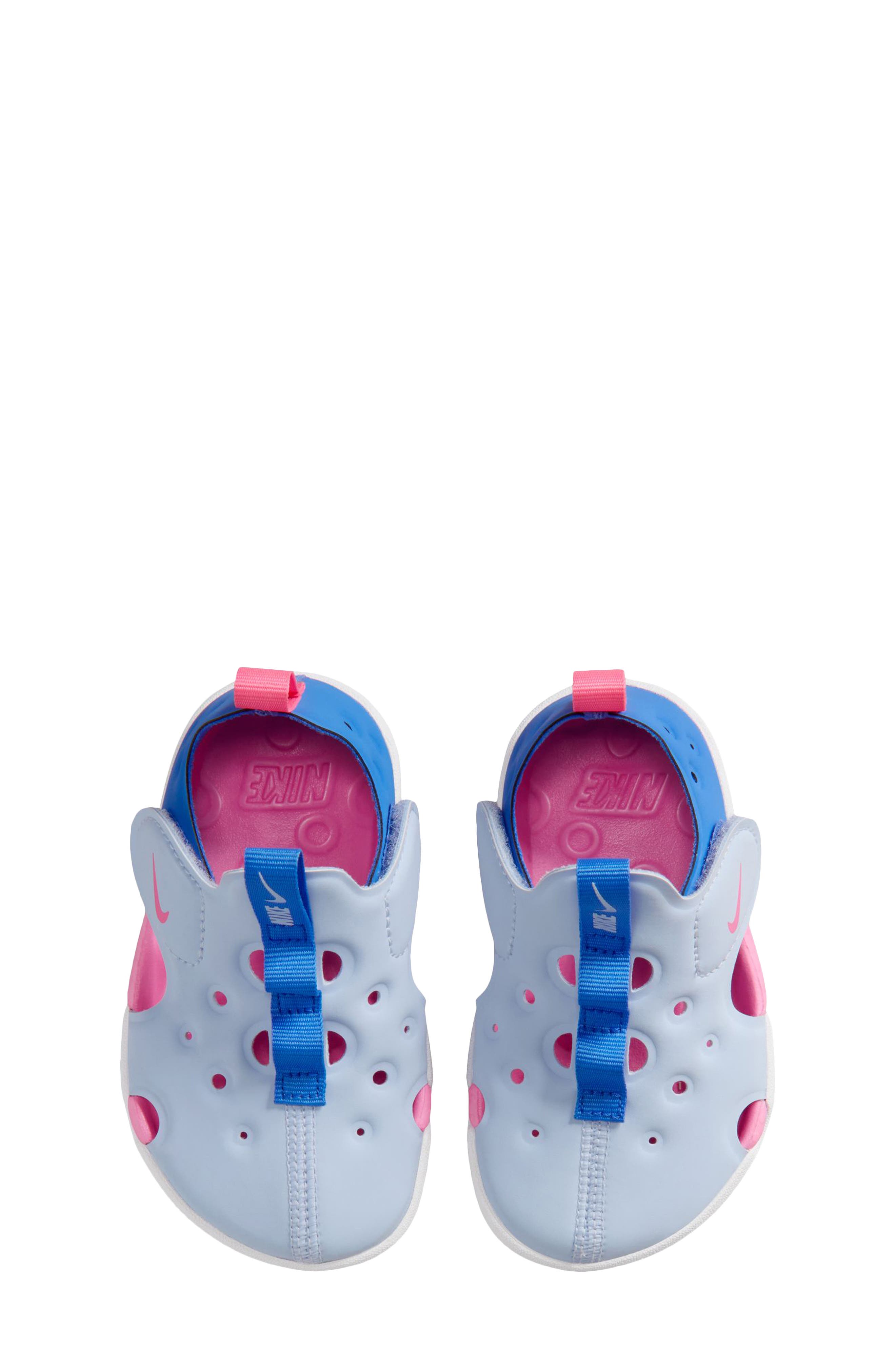 Nike Kids' Sunray Protect 4 Sandal, Alternate, color, Hydrogen Blue/ Pink Glow