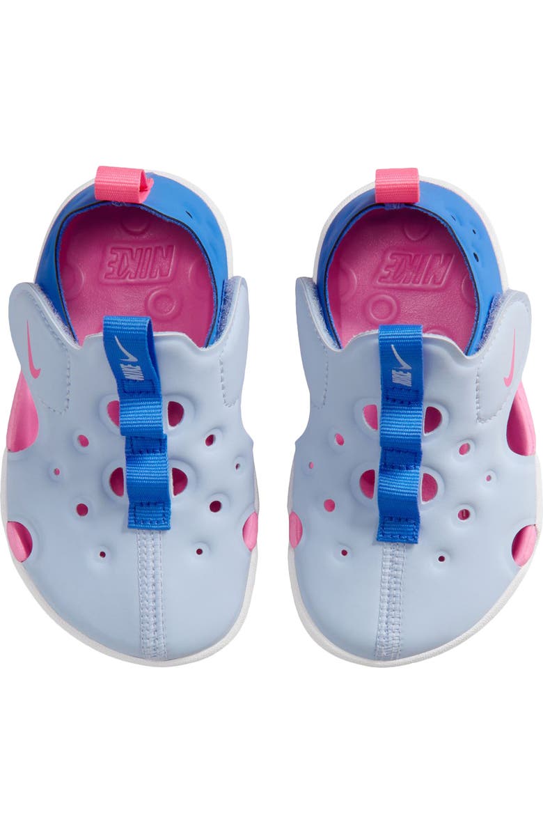 Nike Kids' Sunray Protect 4 Sandal, Alternate, color, Hydrogen Blue/ Pink Glow