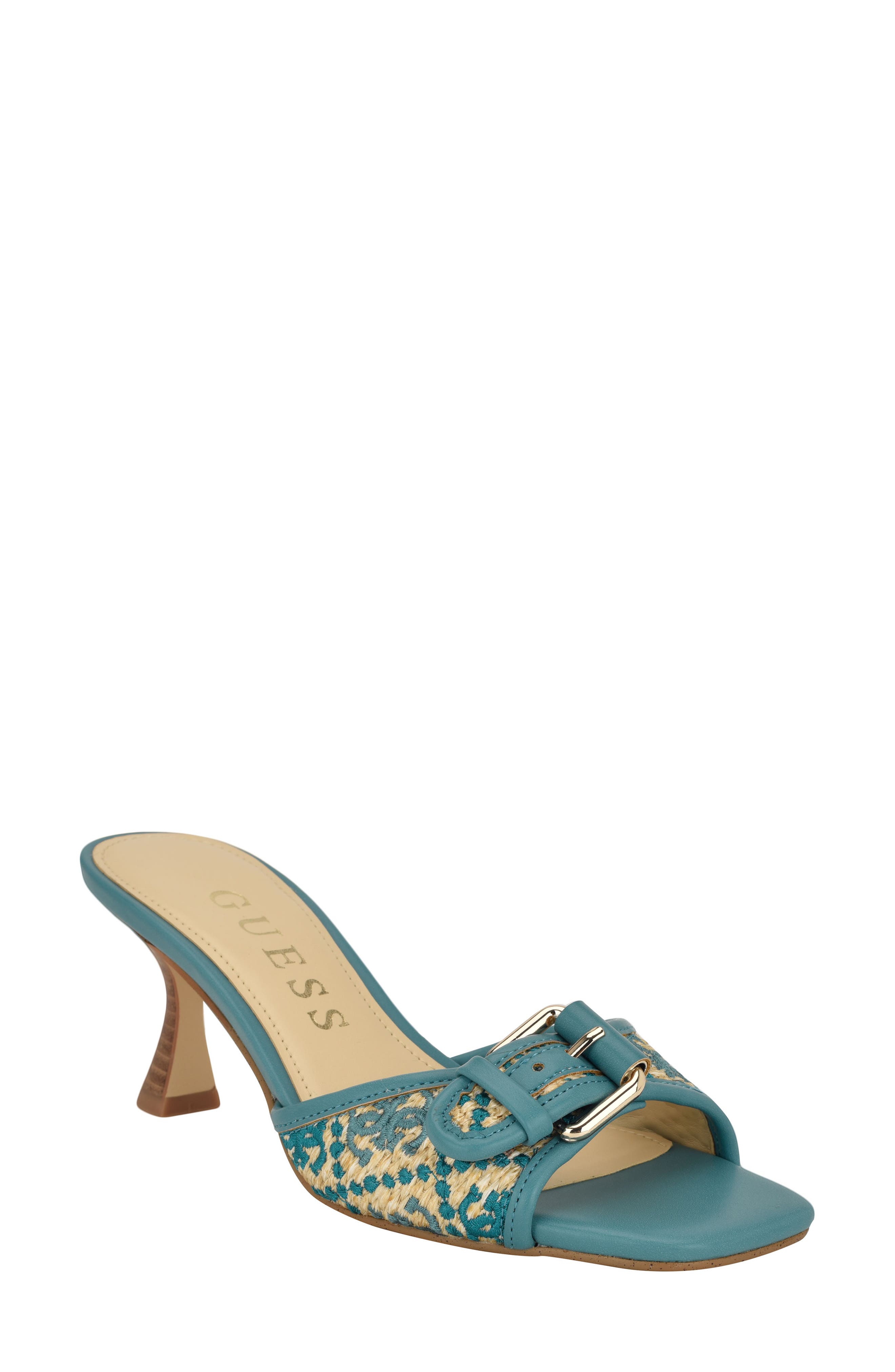 GUESS Dista 4 Sandal, Main, color, Light Blue