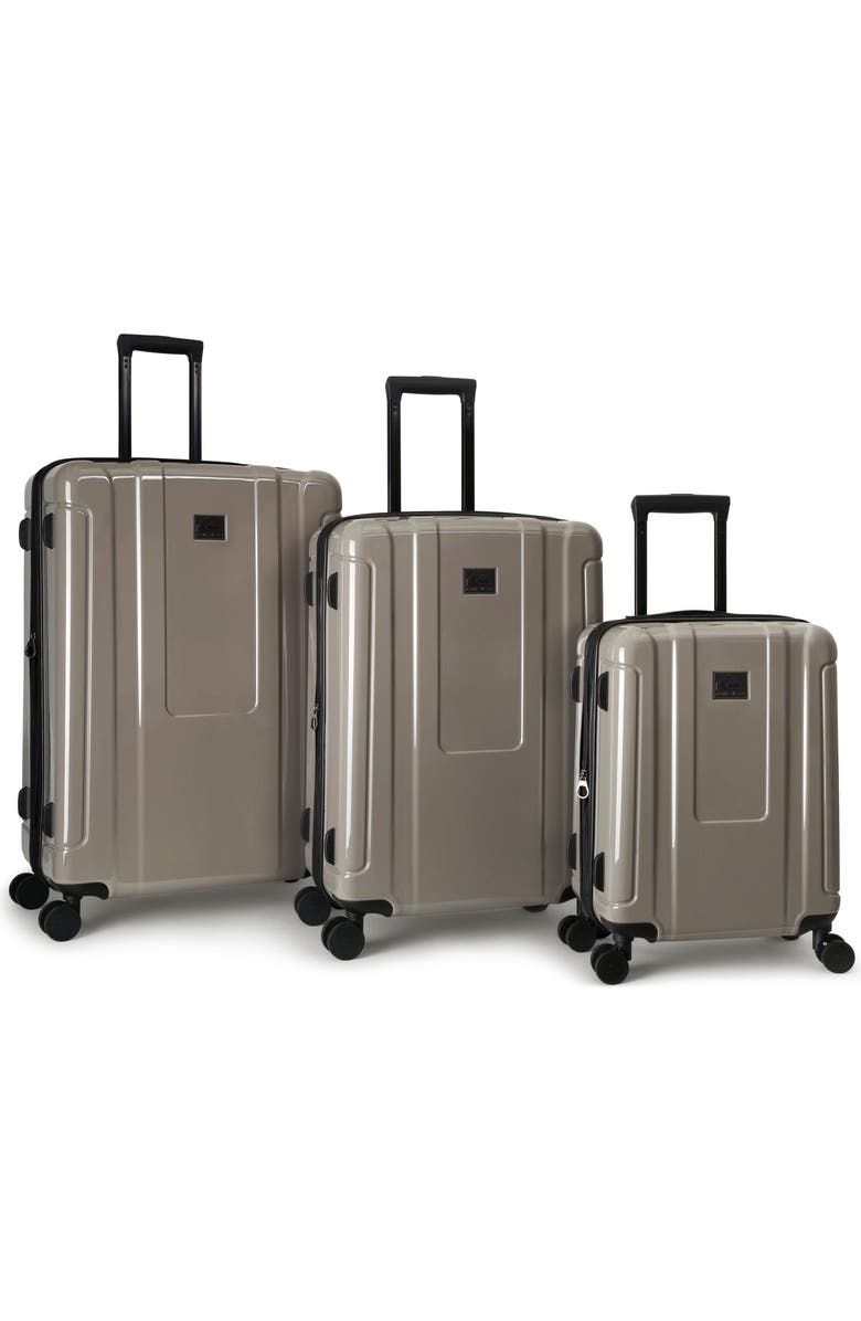 Quiksilver Malibu Suitcases PC Hardside Expandable Luggage with Spinner Wheels, 3-Piece Set, Main, color, Parchment