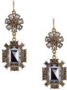 OLIVIA WELLES Layla Crystal Drop Earrings