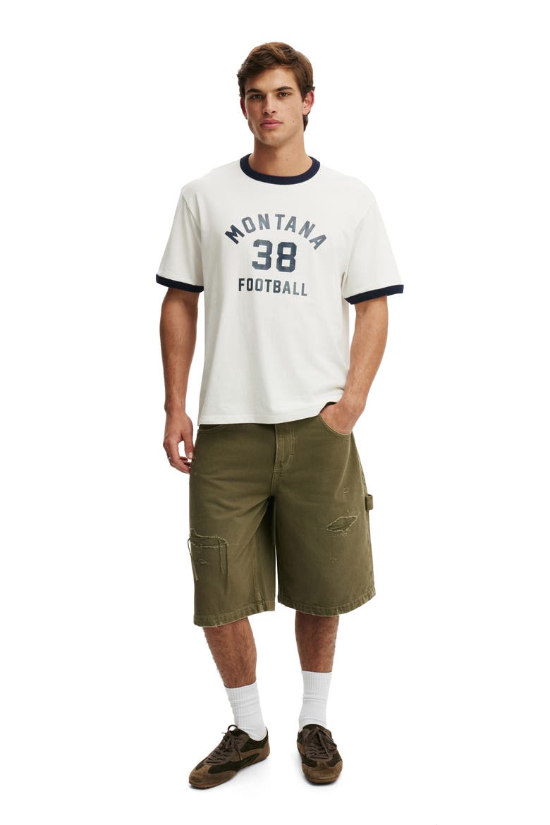 Men's Y2k Super Baggy Jort, Alternate, color, Carpenter Garage Green