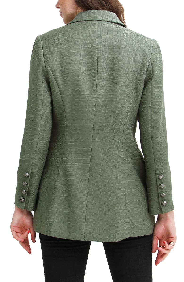 Belle & Bloom Princess Polly Textured Double-Breasted Blazer, Alternate, color,