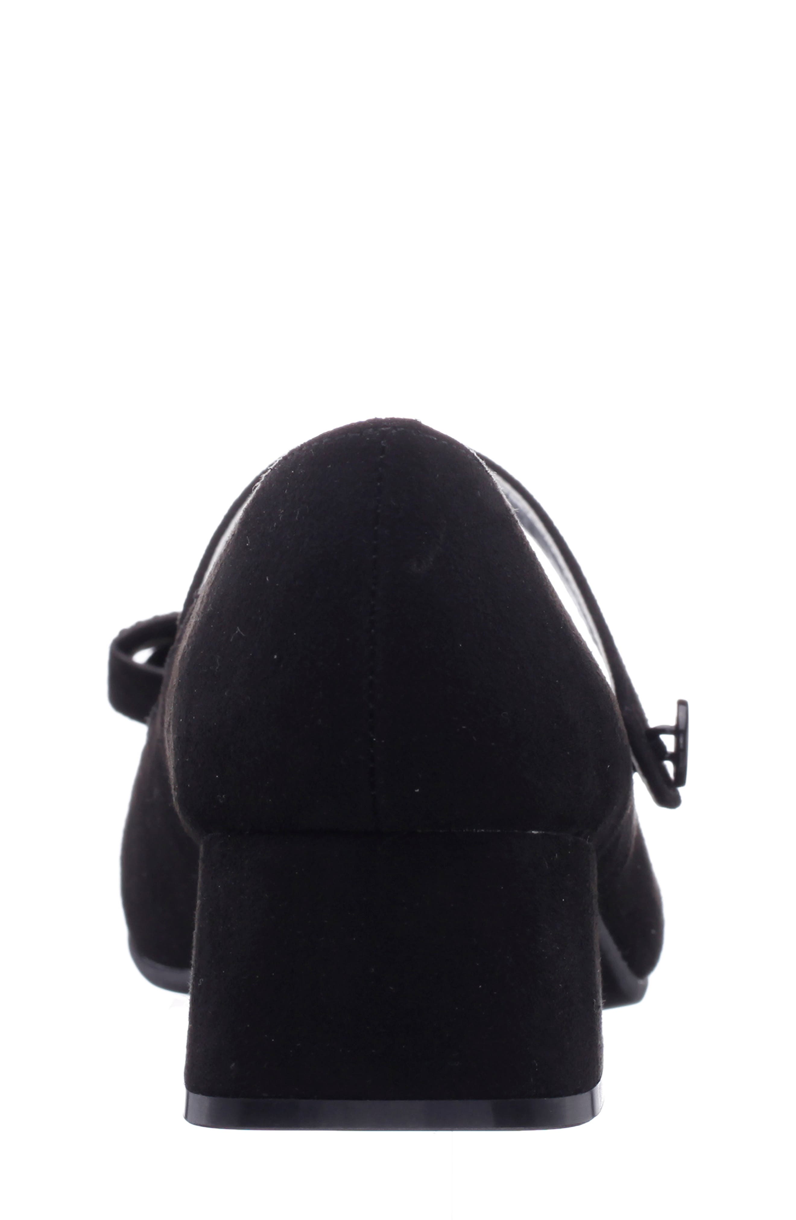 Nina Kids' Kam Pump, Alternate, color, Black Microsuede