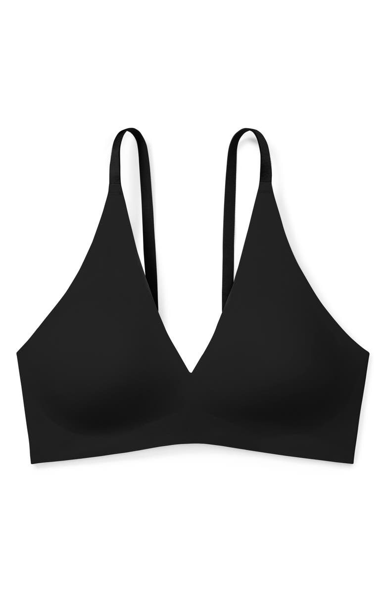 True & Co True Body Lift Wireless Hook Back Plunge Bra, Alternate, color, 