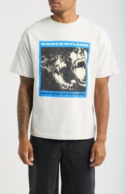SANTO STUDIO Beware of Frauds Graphic T-Shirt