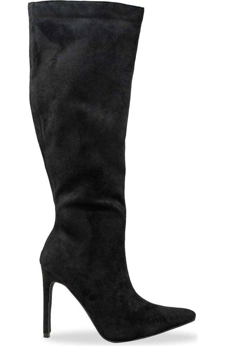 CHASE AND CHLOE Knee High Boot, Alternate, color, Black