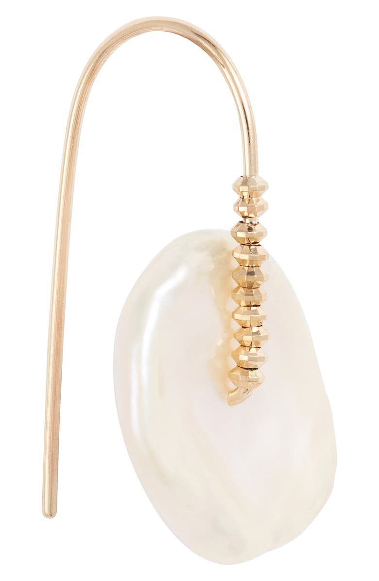 Poppy Finch Petal Pearl Shimmer Earrings, Alternate, color, 