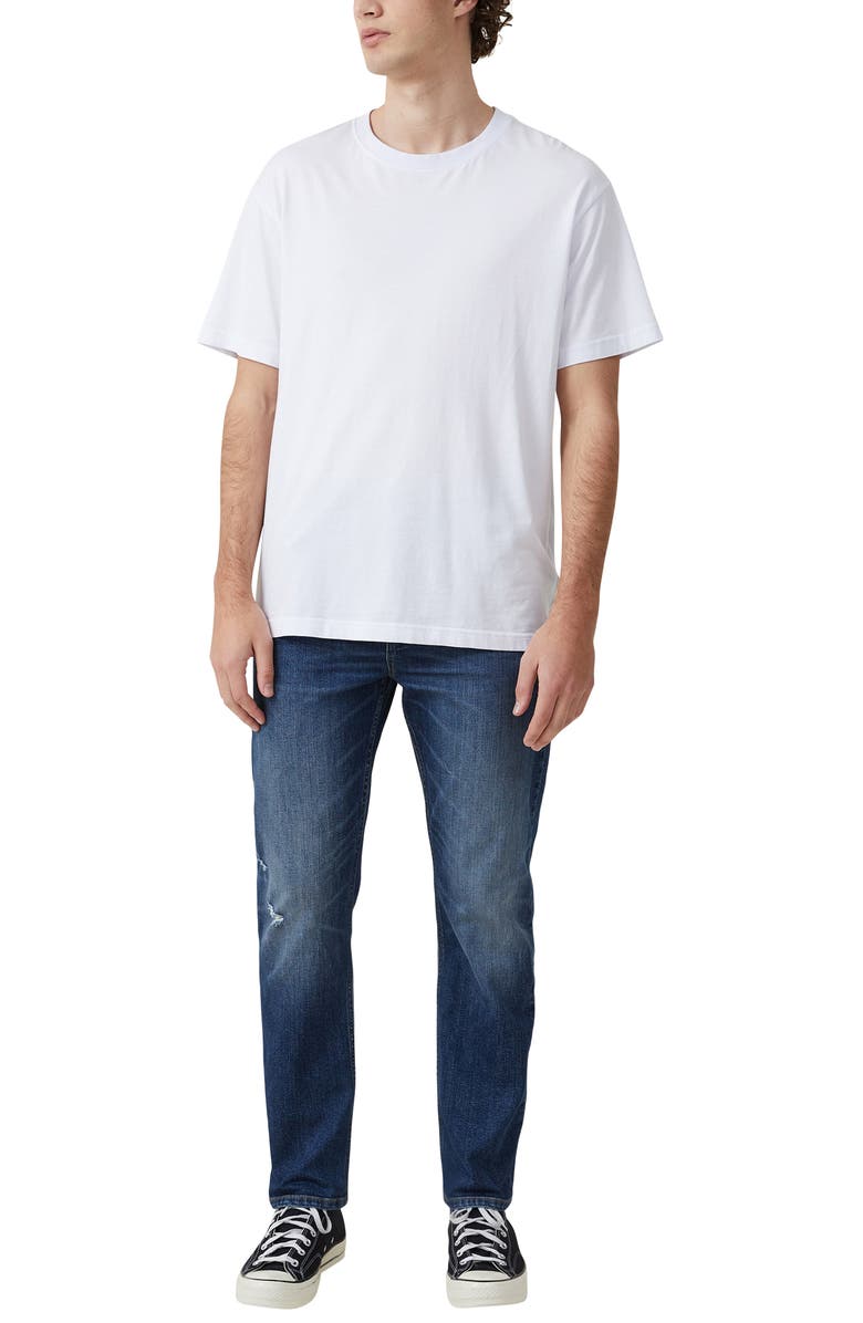 Cotton On Slim Straight Jeans, Alternate, color, 