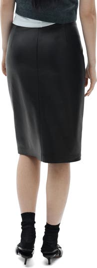 Mango Women's Faux Leather Pencil