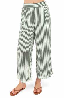 Hurley Roadside Stripe Wide Leg Pants